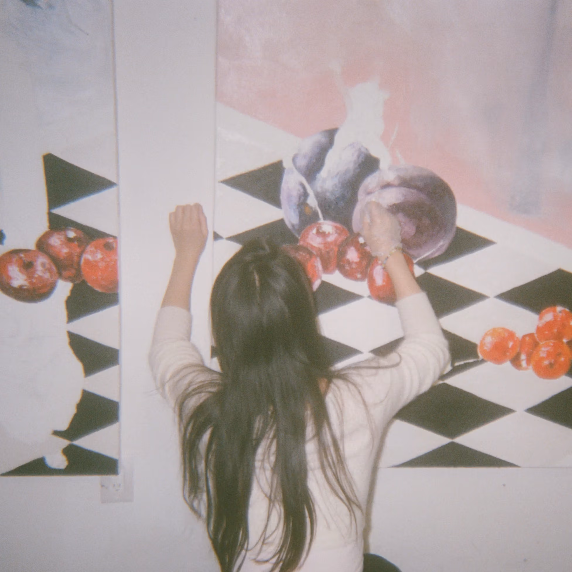 photo of rosie painting