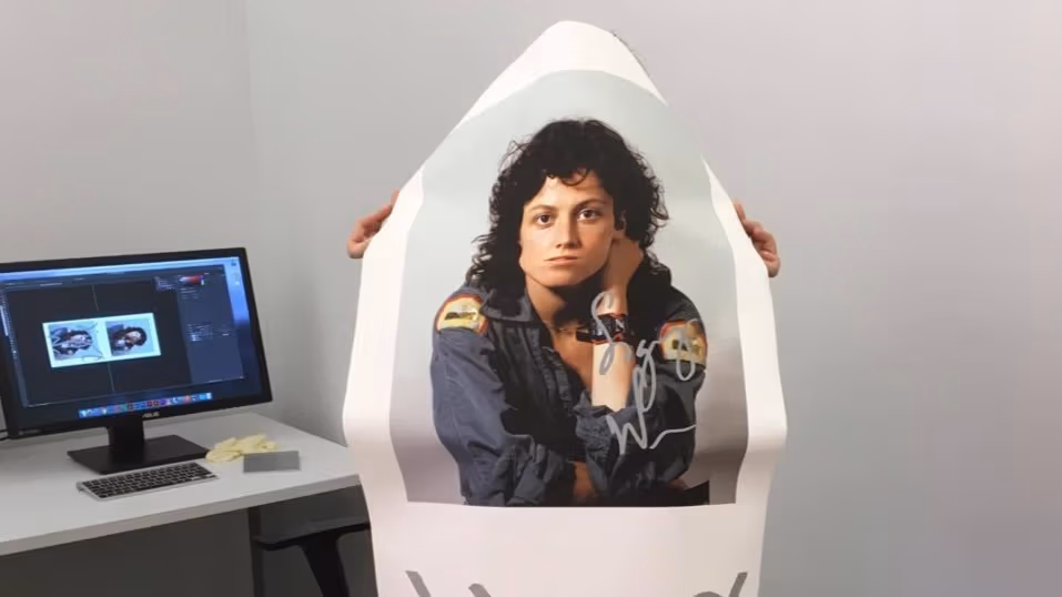 person holding photo print