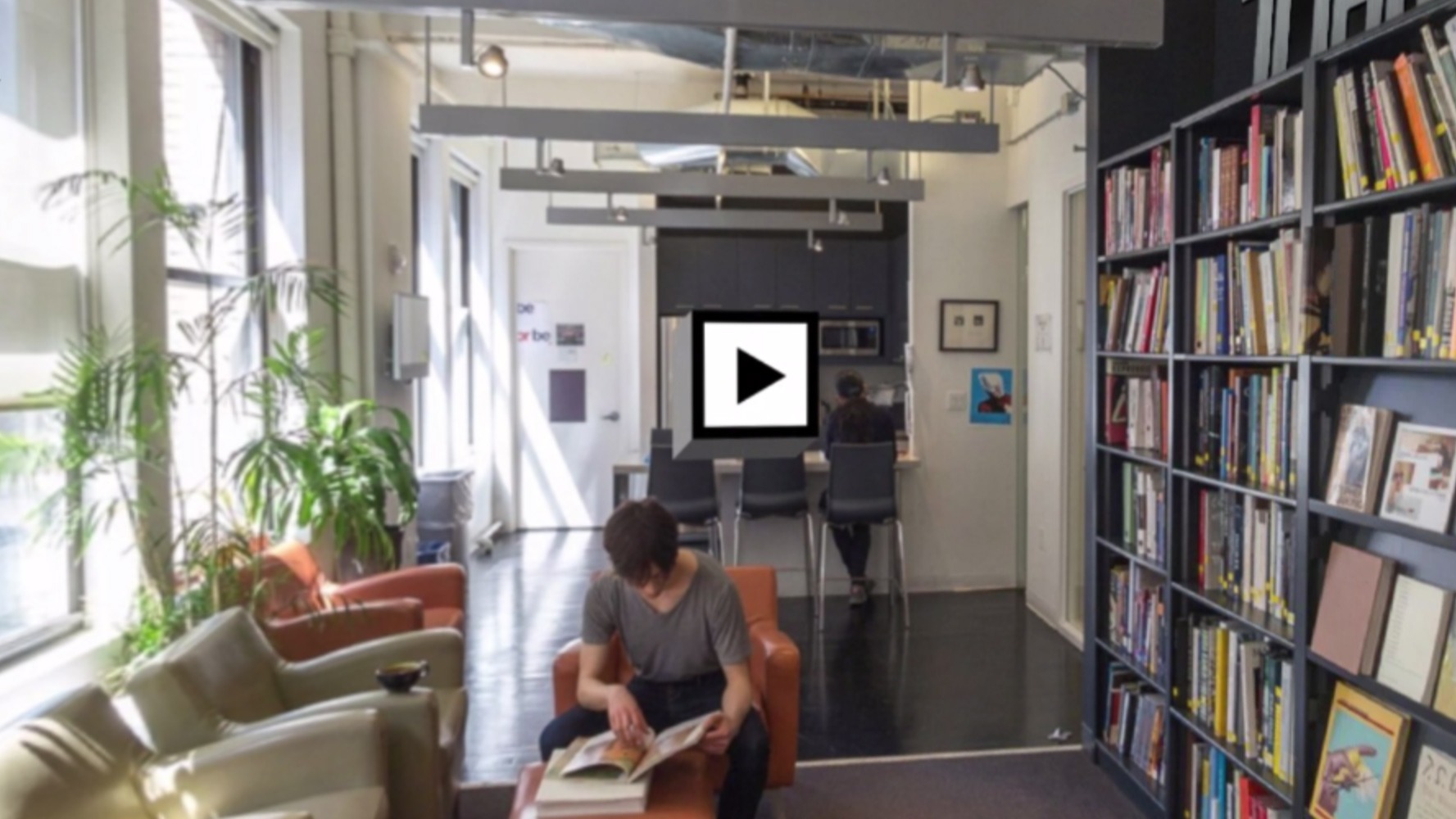 Photo of Visual and Critical Studies' library