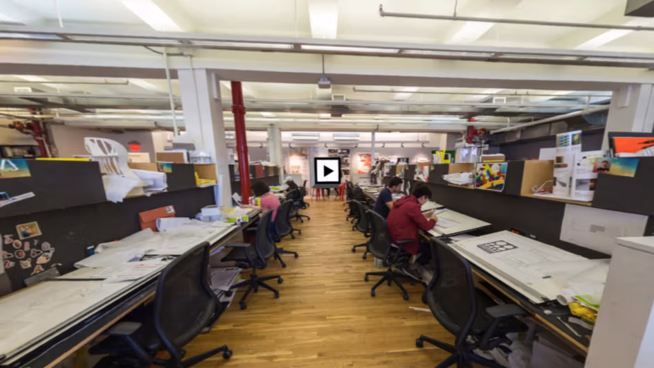 Interior design workspace.