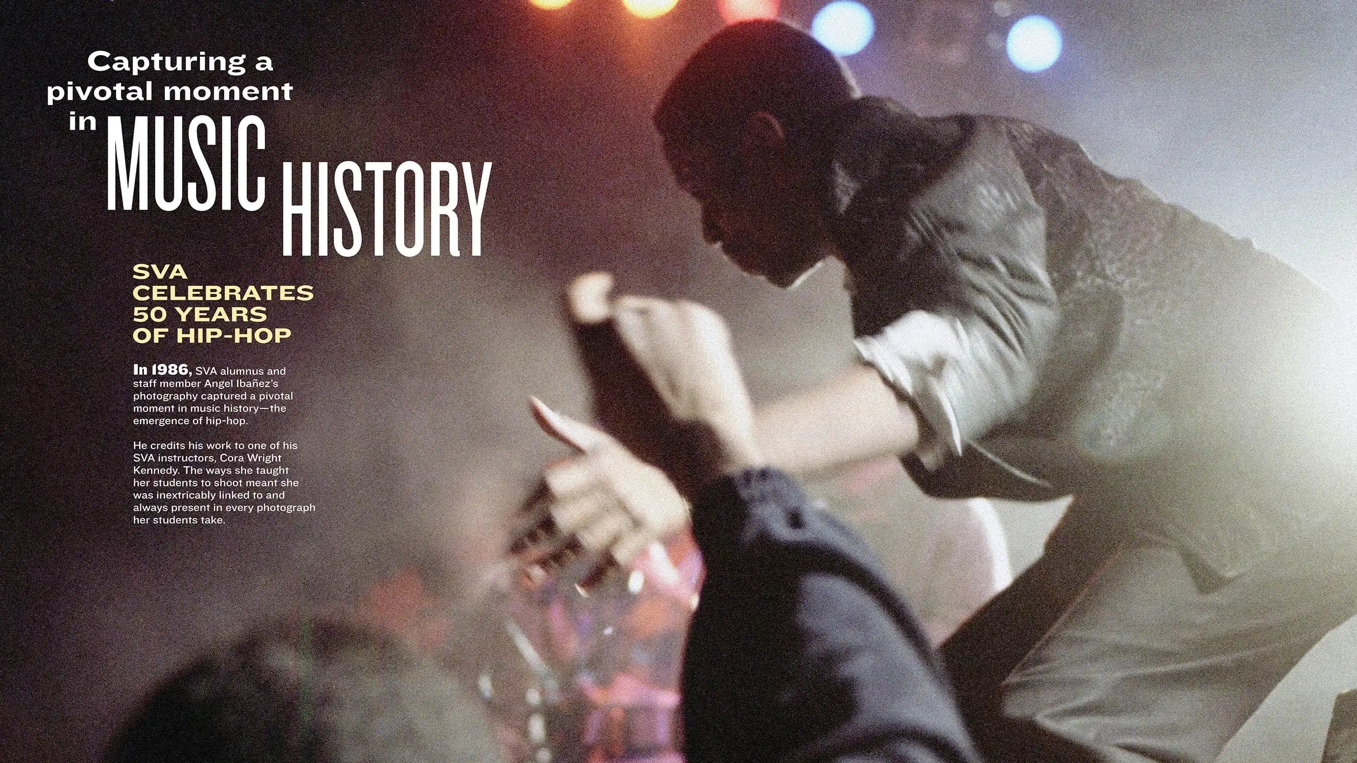 SVA's Fall Subway Poster Celebrates 50 Years of Hip-Hop | School