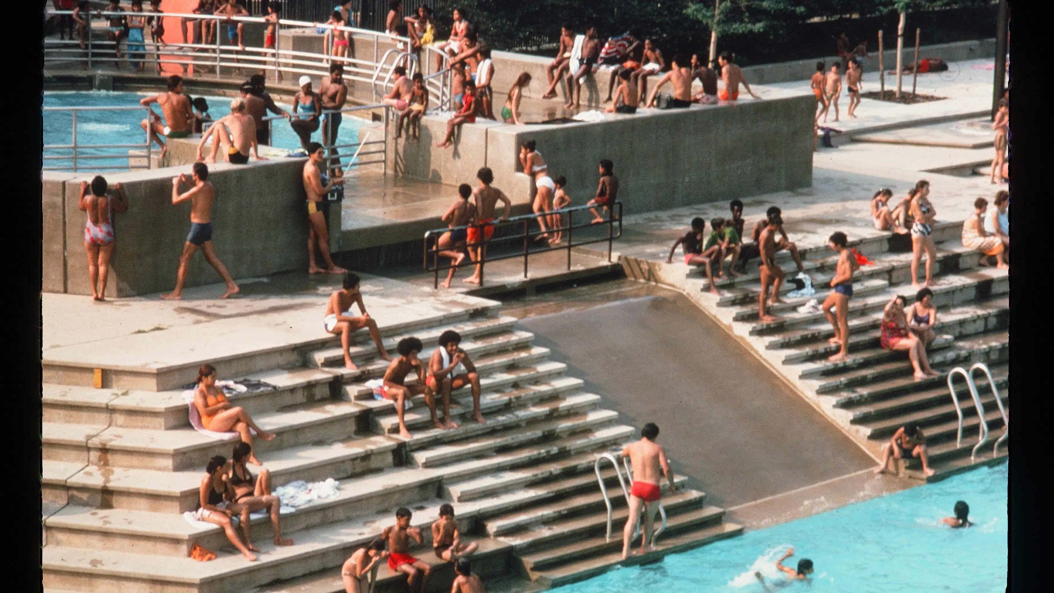 Image: Pool at Harlem River State Park, M. Paul Friedberg, 1973 Courtesy MPFP