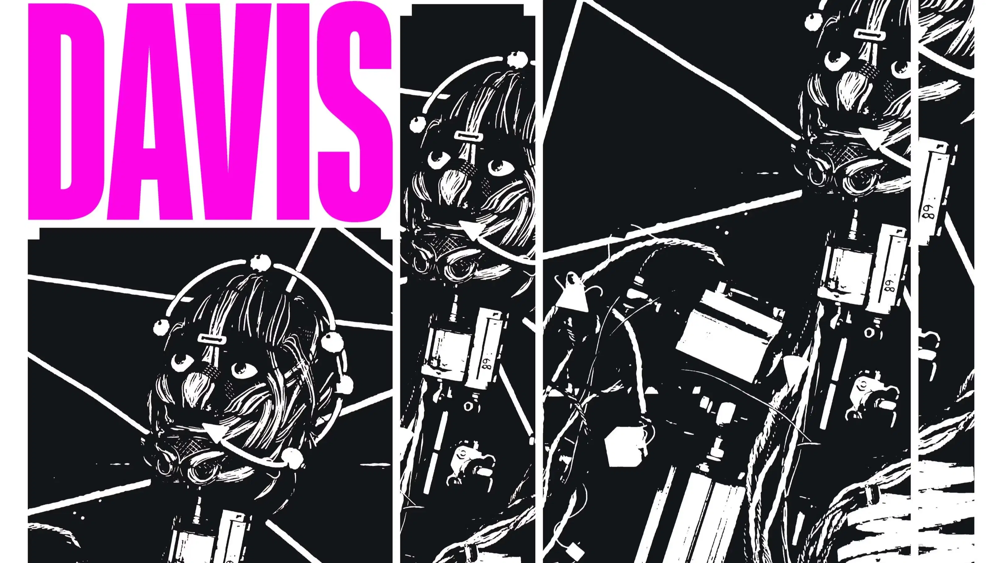 Event poster with machine image