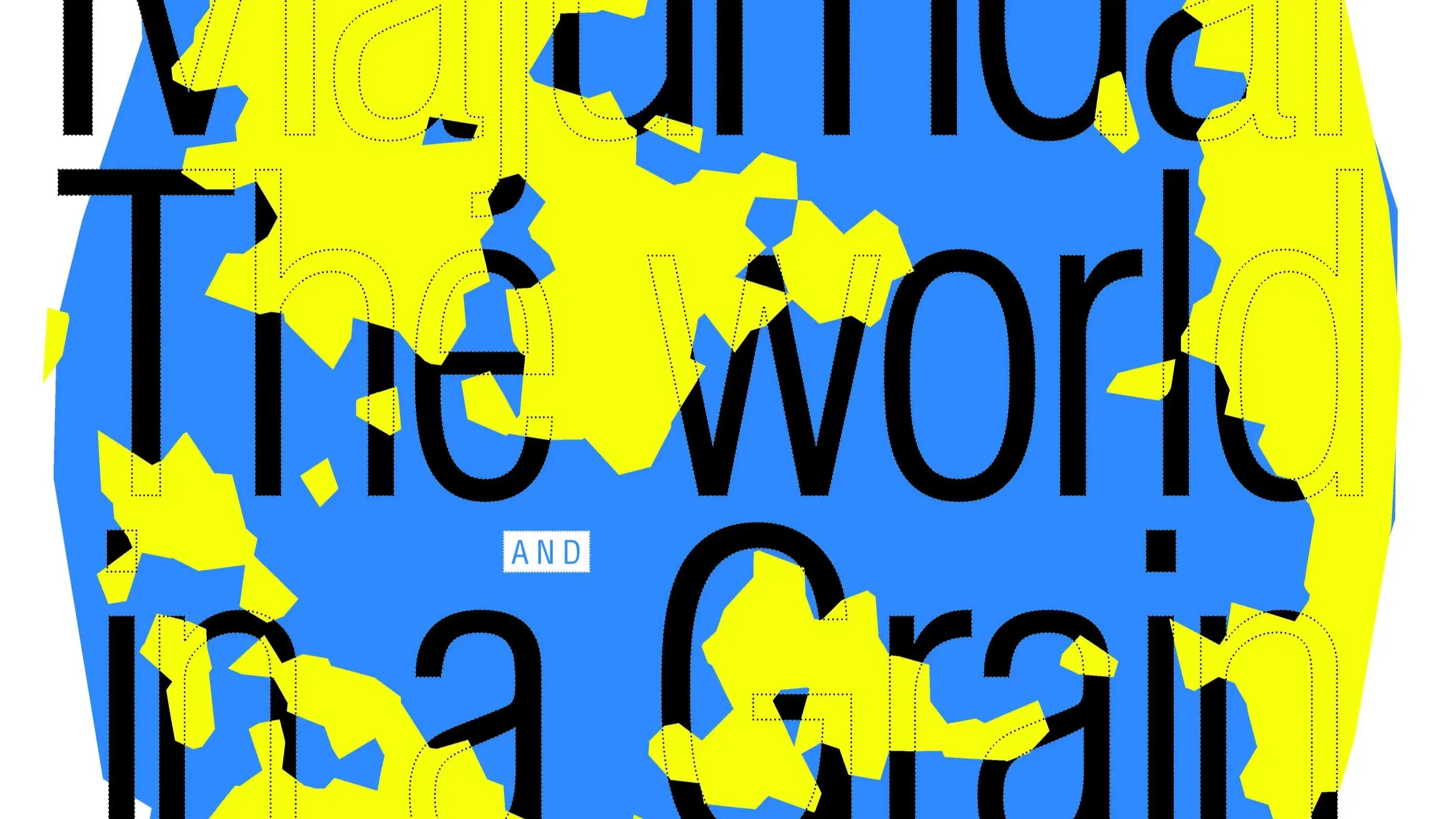 Event poster, distorted globe