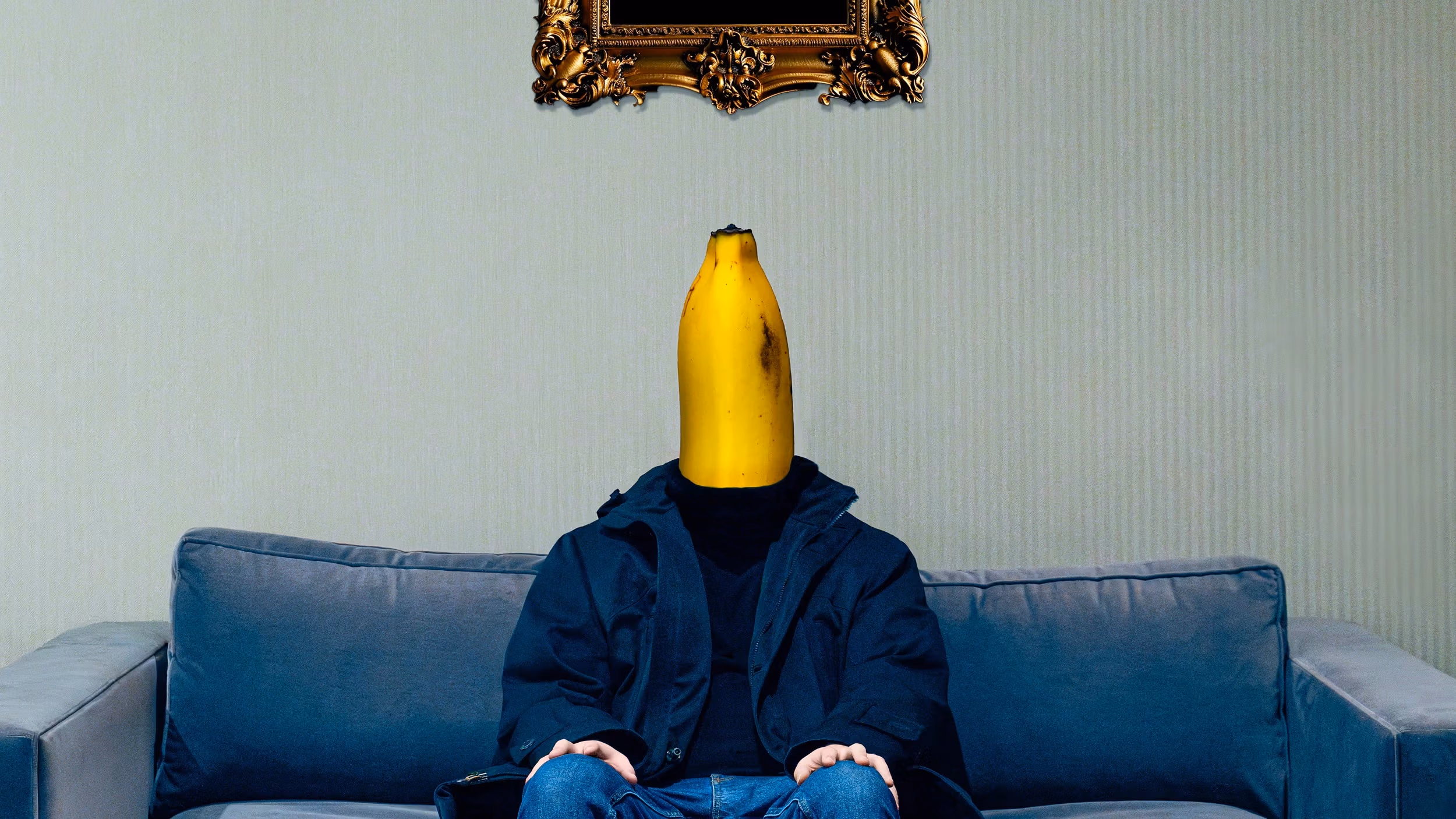 Banana Man is a series of humorous composite photographic work, visualizing the artist’s experiences living in New York City from the perspective of a fictional character. Although the images deal with problems many people face in a big city—such as loneliness, loss of identity, and isolation—Chen ultimately wants her images to leave the viewer in a more positive headspace.