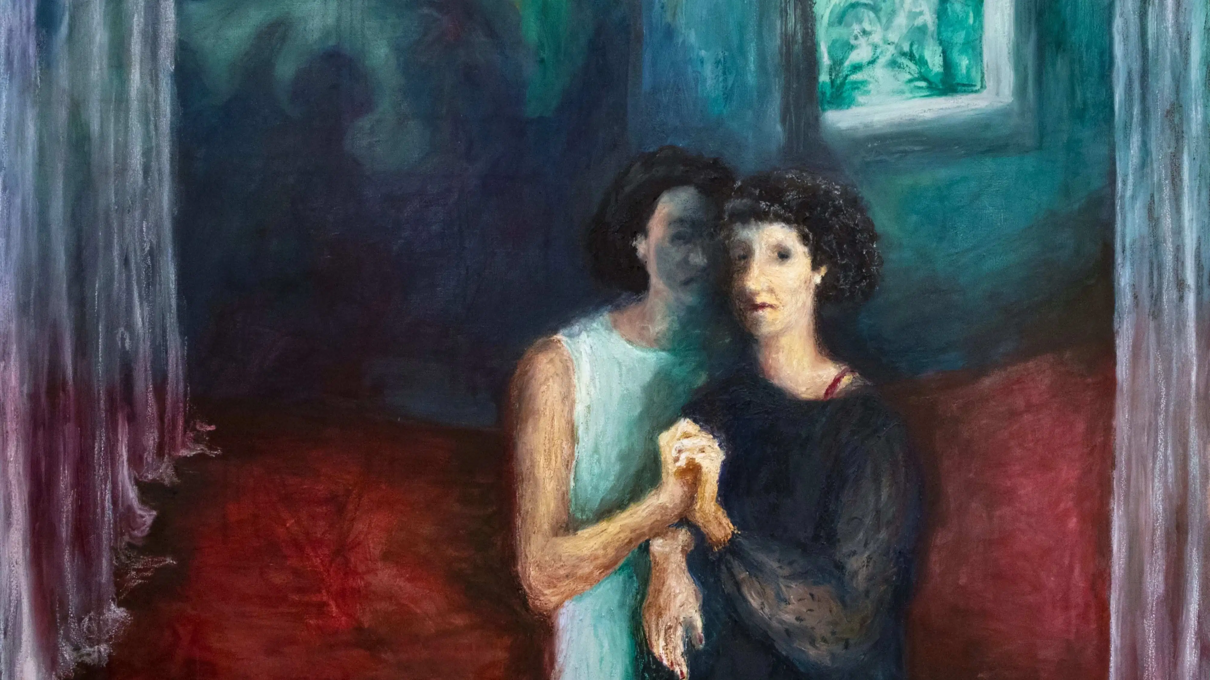 painting of two figures