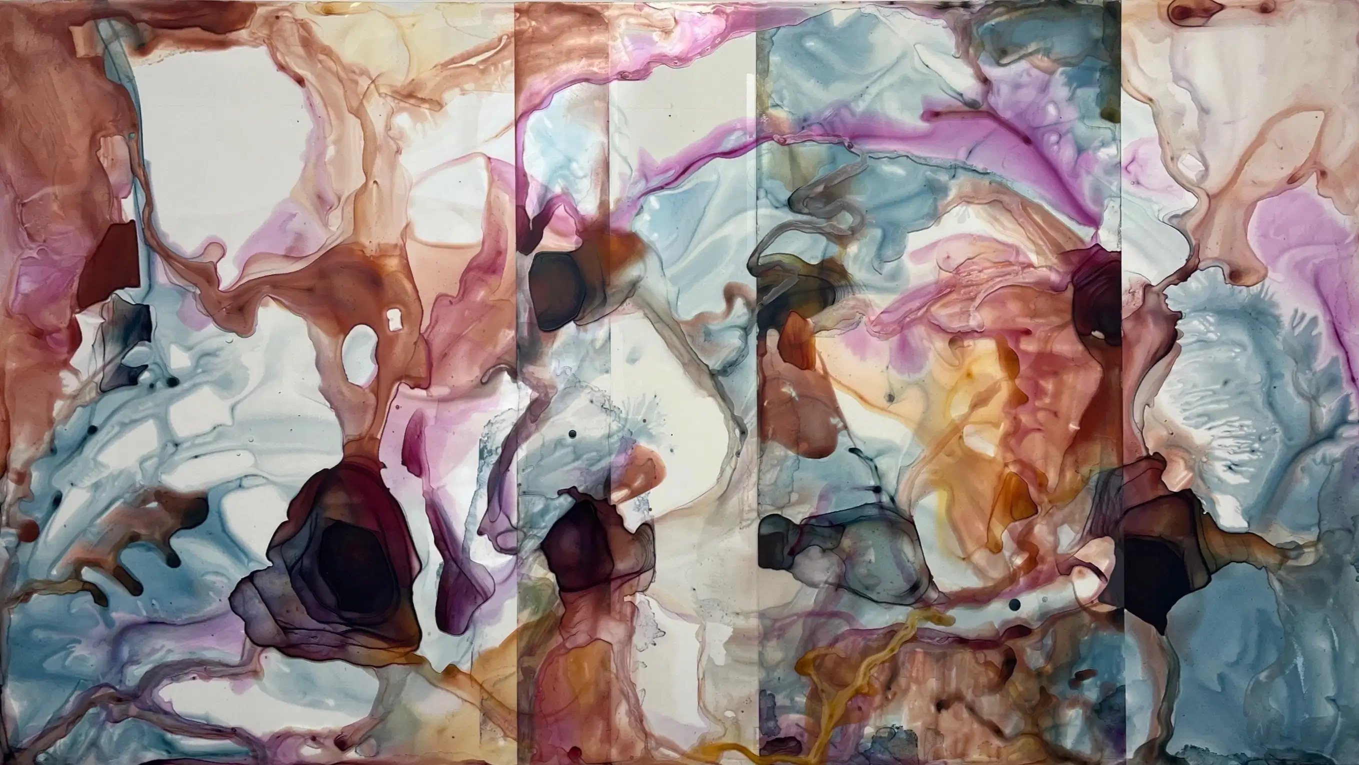 abstract fluid painting