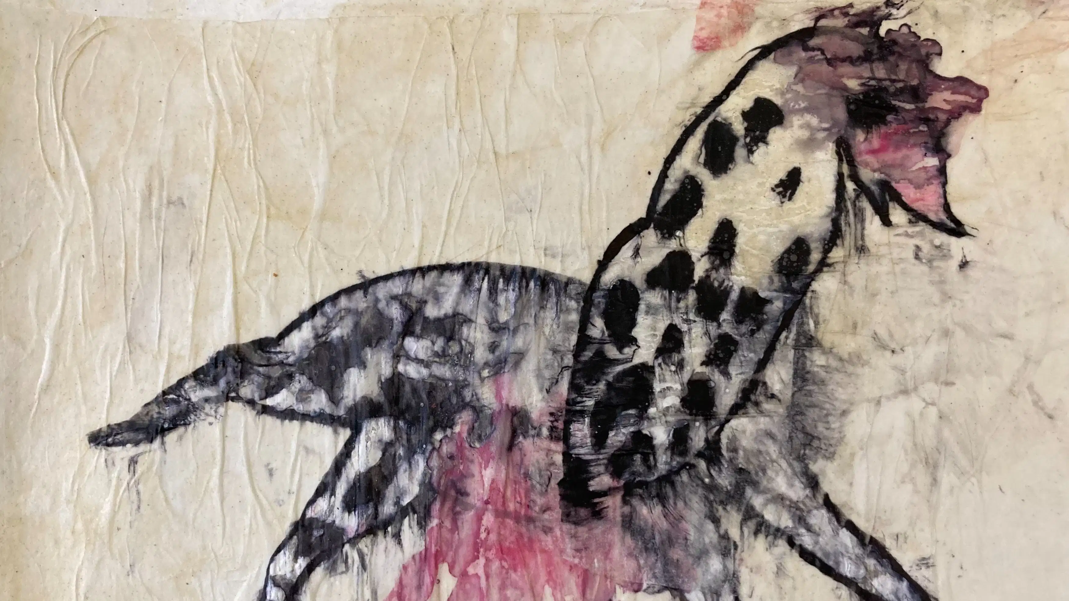 drawing of an abstract animal