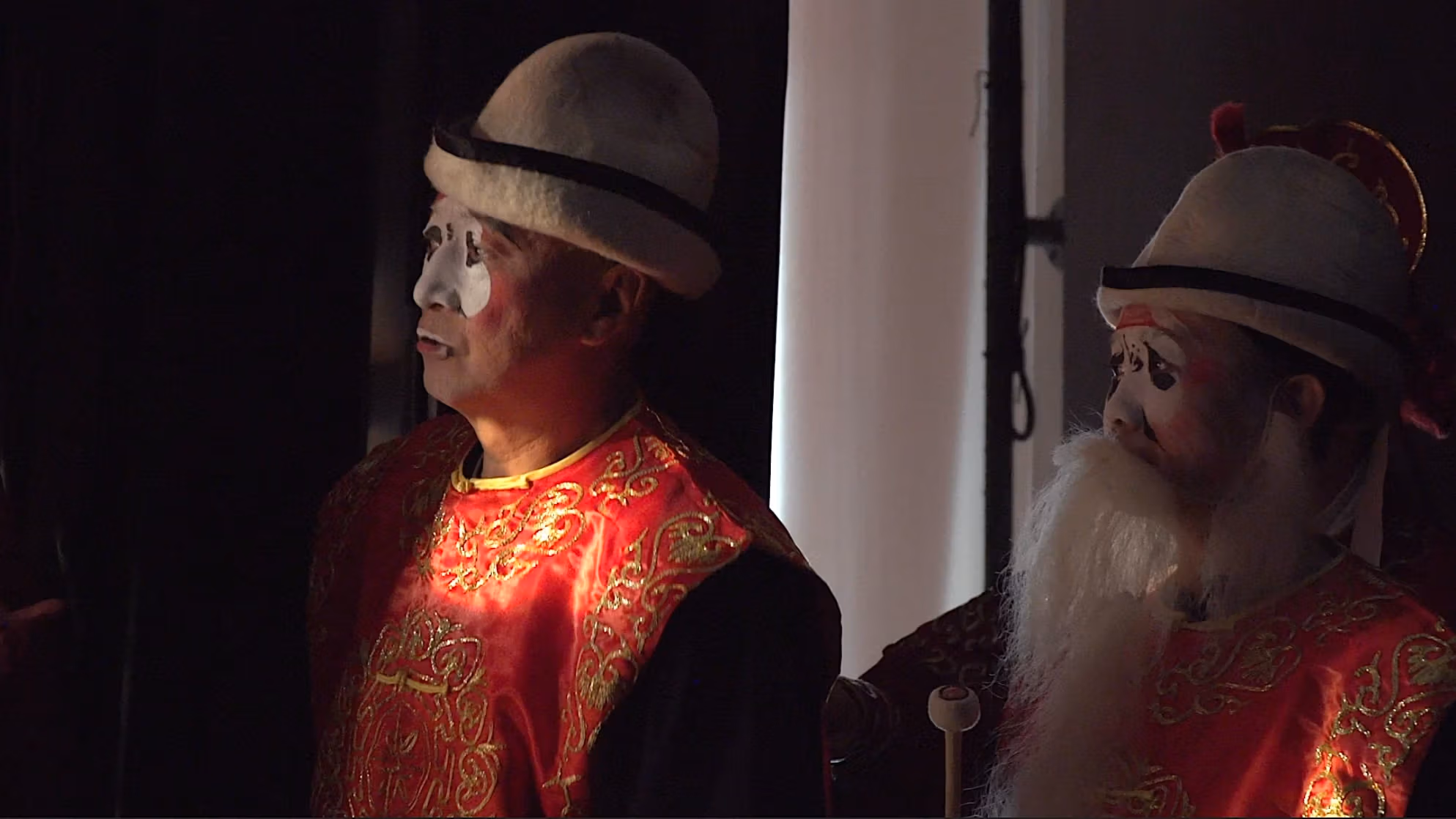 Portrait of a Peking Opera performer in make-up
