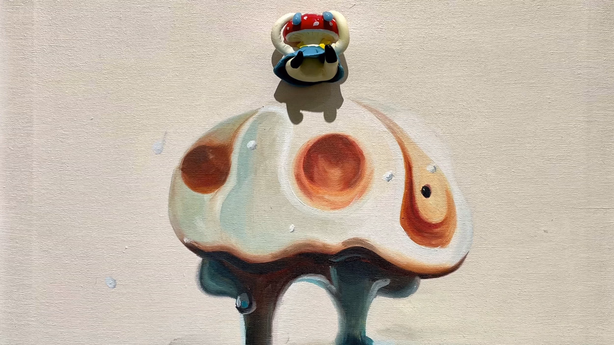 painting of a mushroom shape