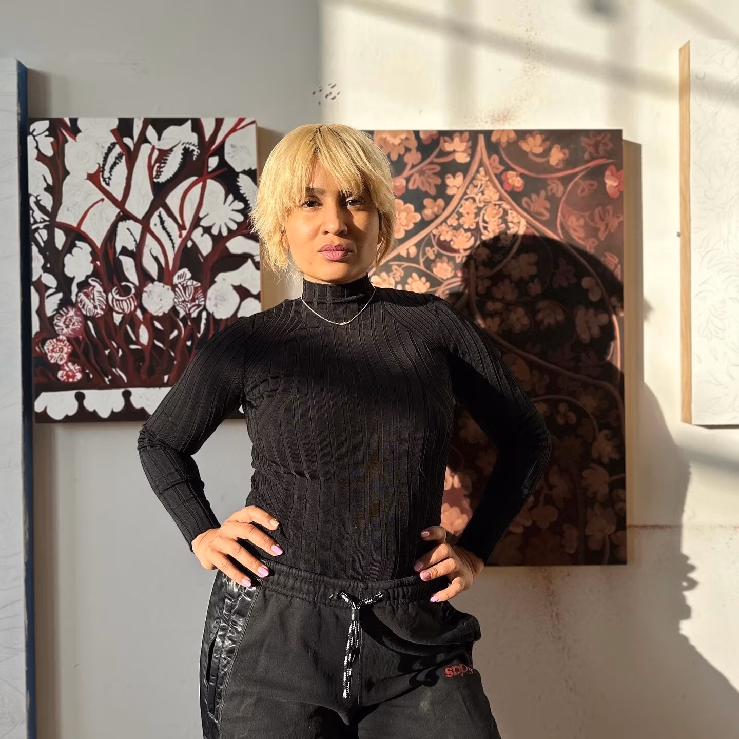 person standing in sunlight