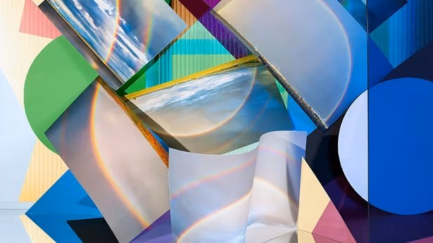 this is a picture with different shapes and designs on it.