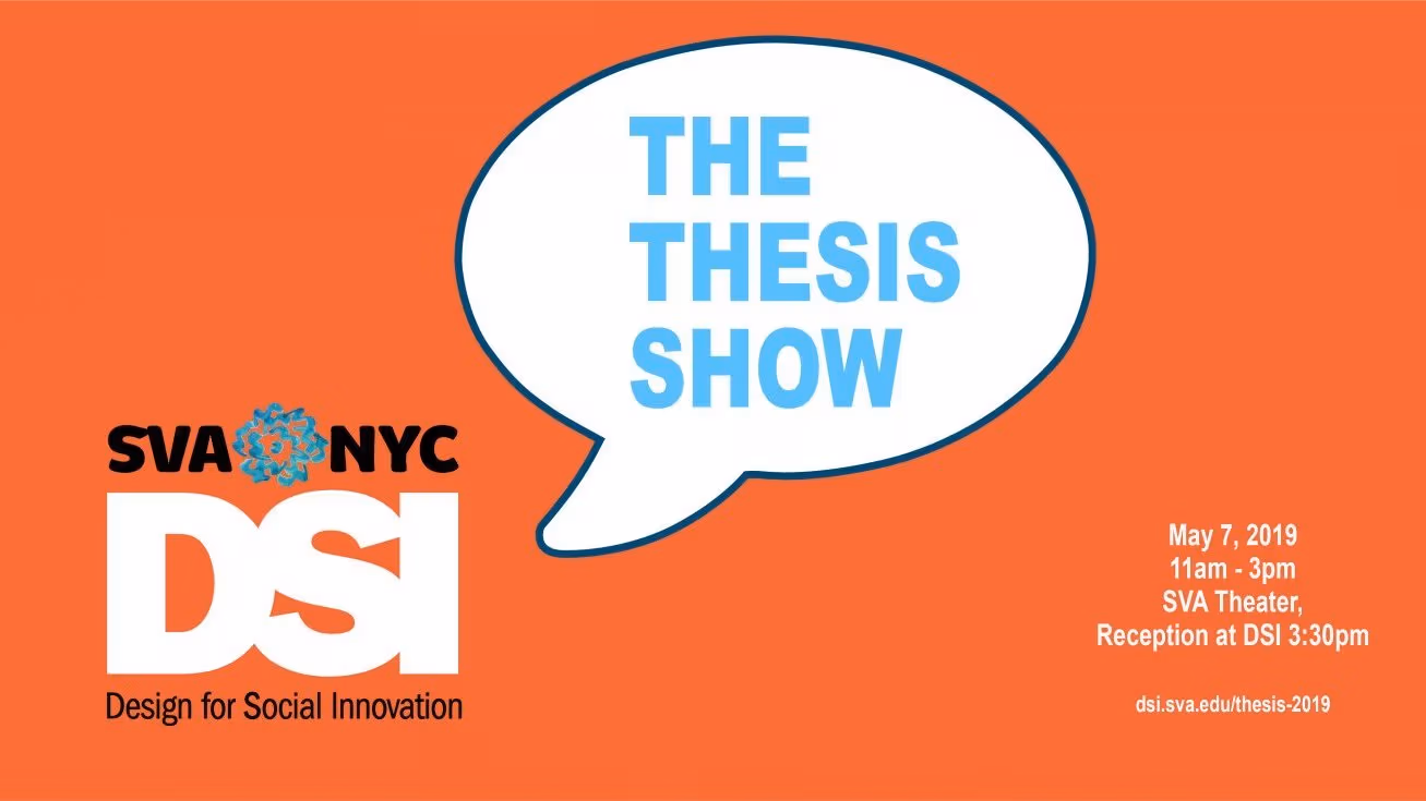 MFA DSI Thesis Presentation event details