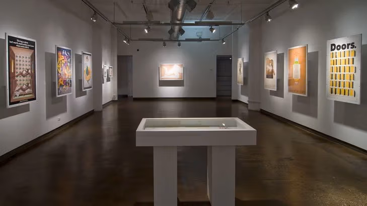 An exhibit at a museum.