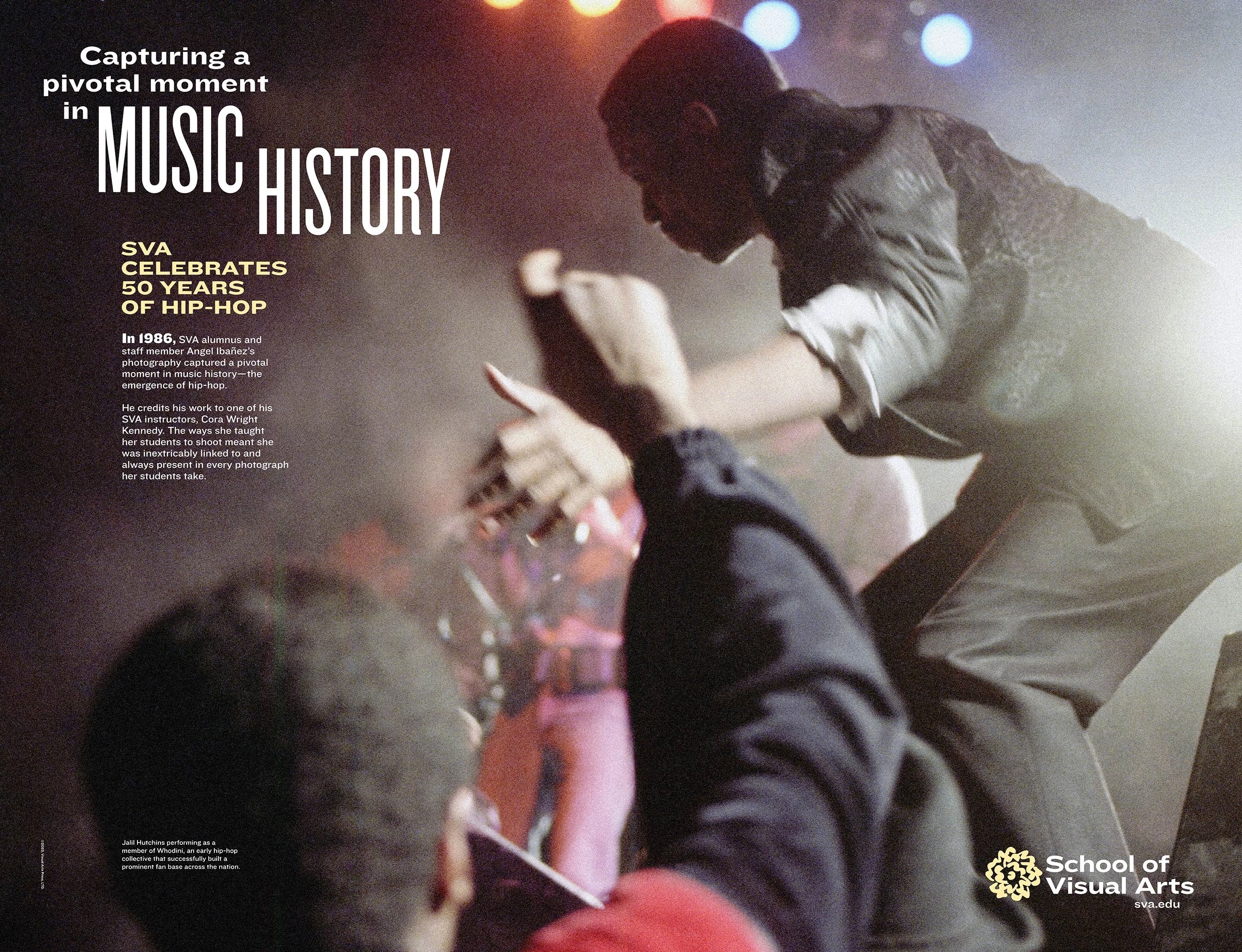 SVA's Fall Subway Poster Celebrates 50 Years of Hip-Hop | School
