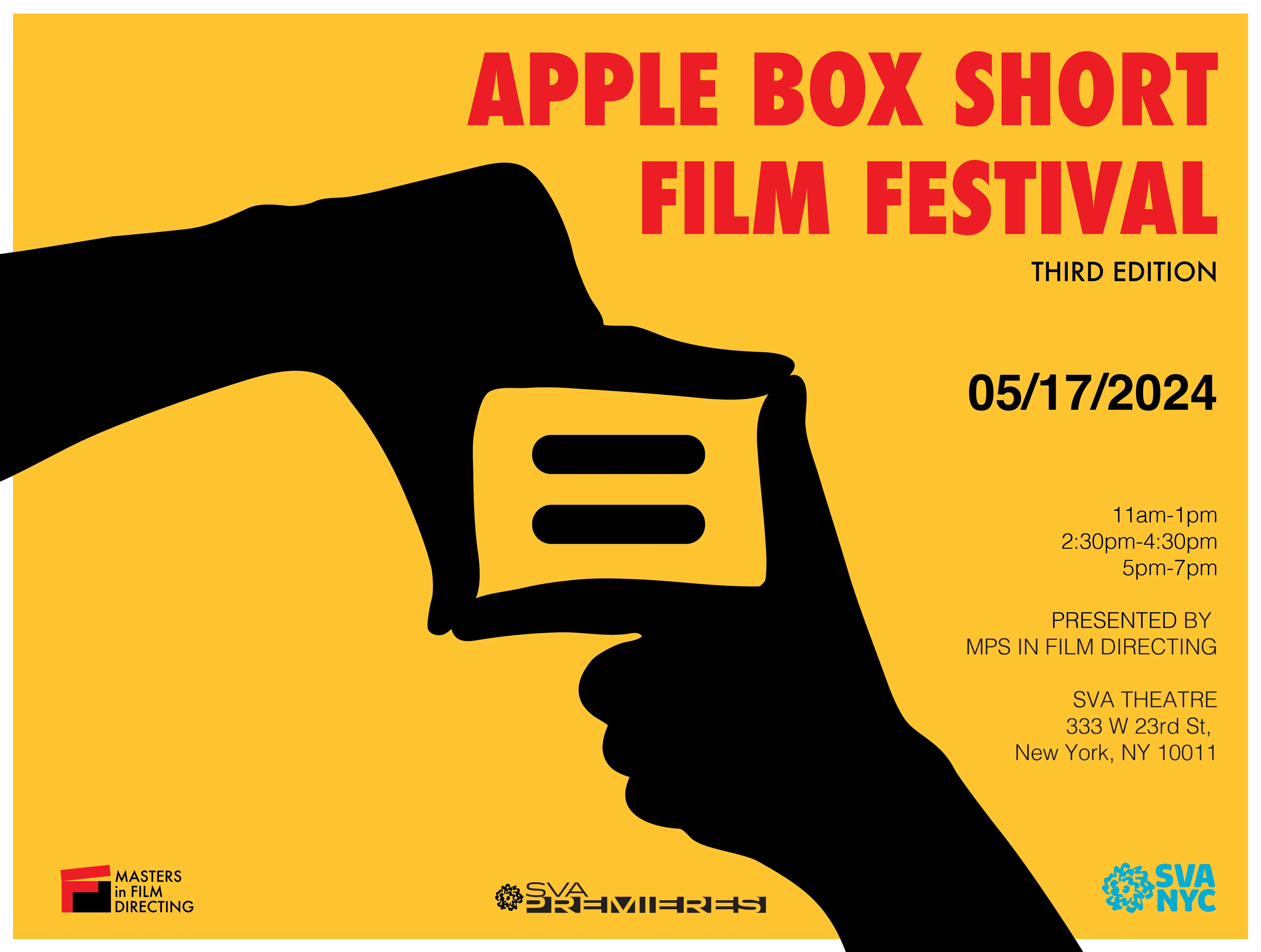 MPS Film Directing Apple Box Short Film Festival Poster