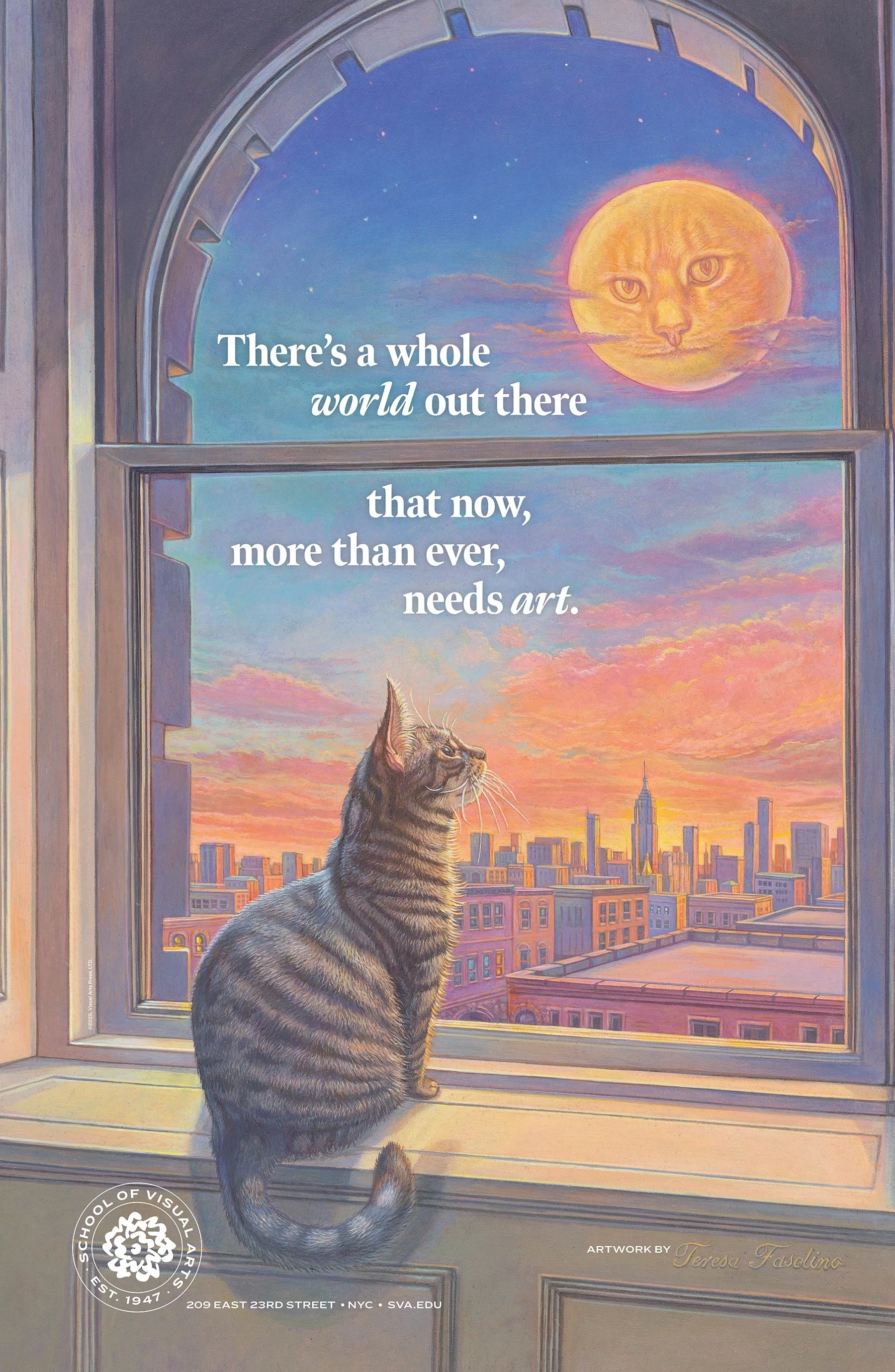 Teresa Fasolino's Summer 2025 SVA Poster: An Ode to New York and