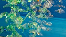 A sculpture of seaweed.