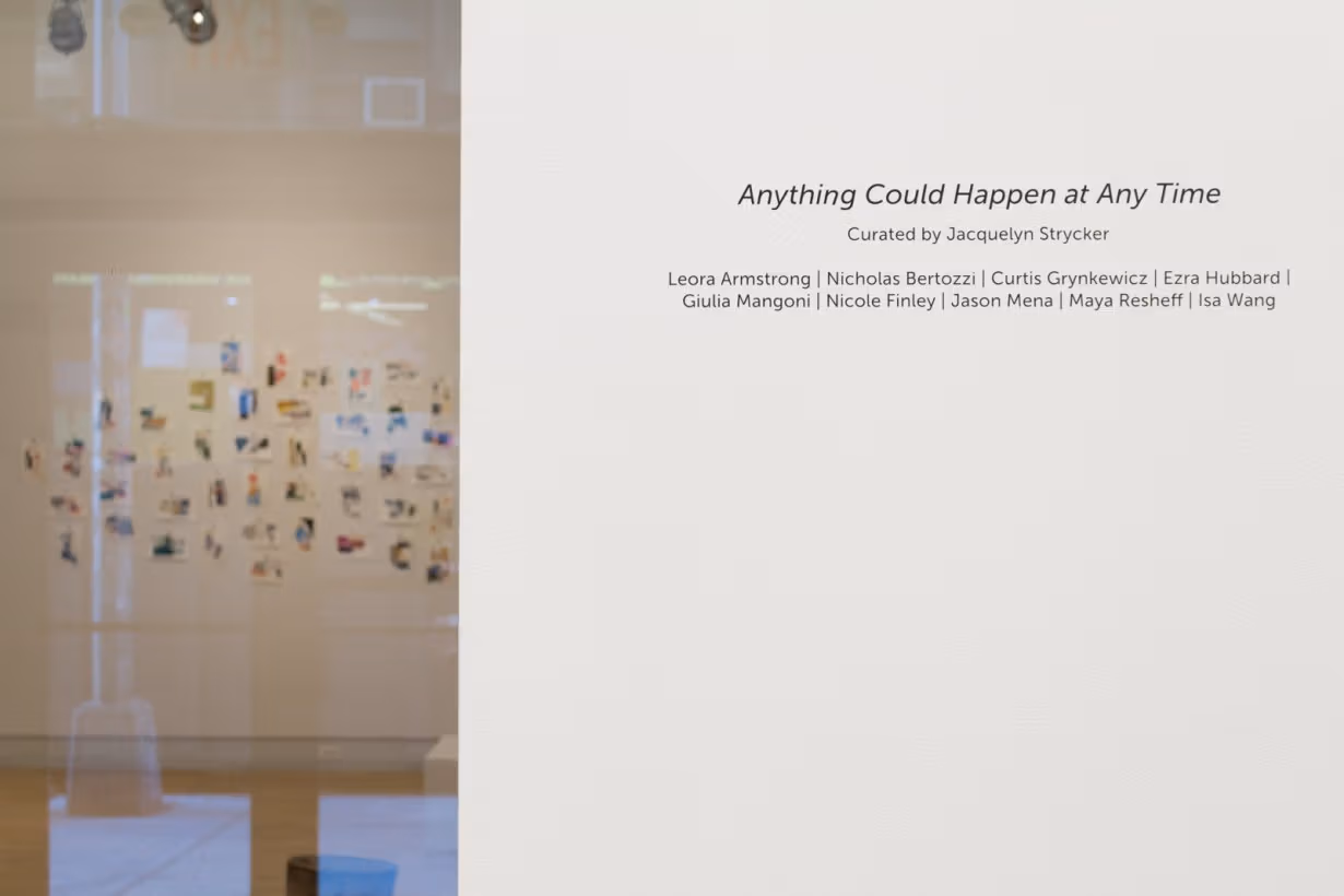 Multi-media artwork by MFA Art Practice graduate students at SVA Flatiron Gallery. 