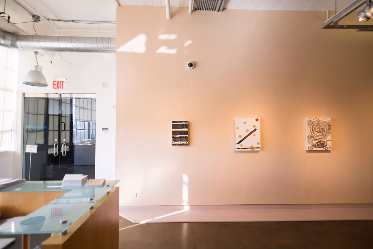 The lights  focus  in a image