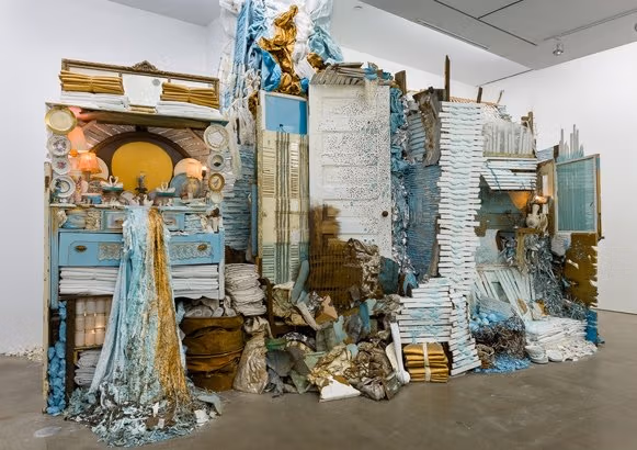 Gold threaded baby blues