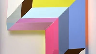 Multi color modern art, many angels