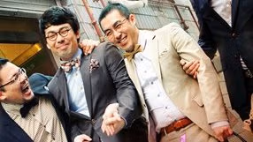 people are enjoying on street