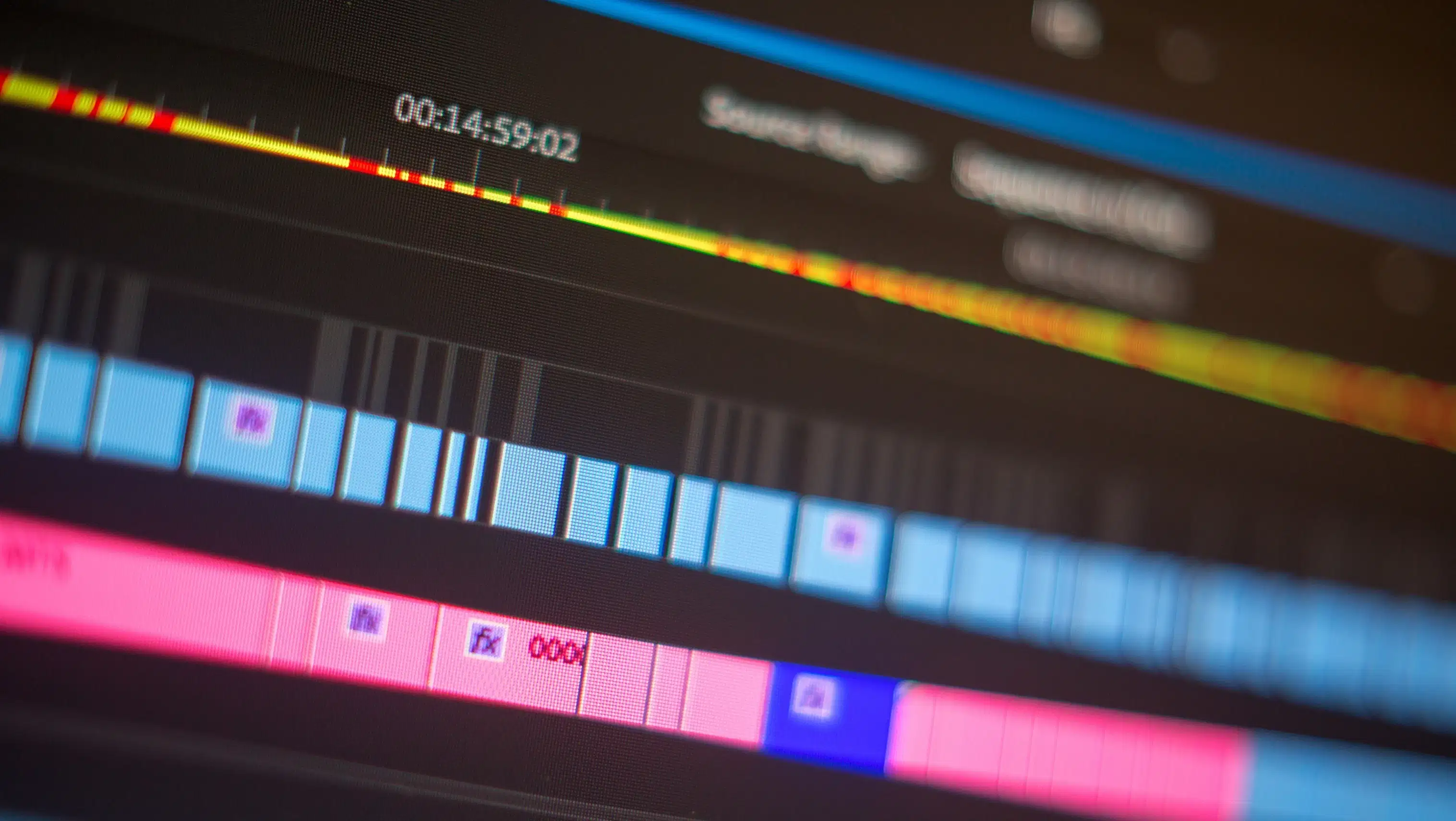 video editing timeline