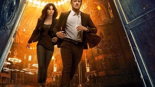 Two people exiting a church on fire