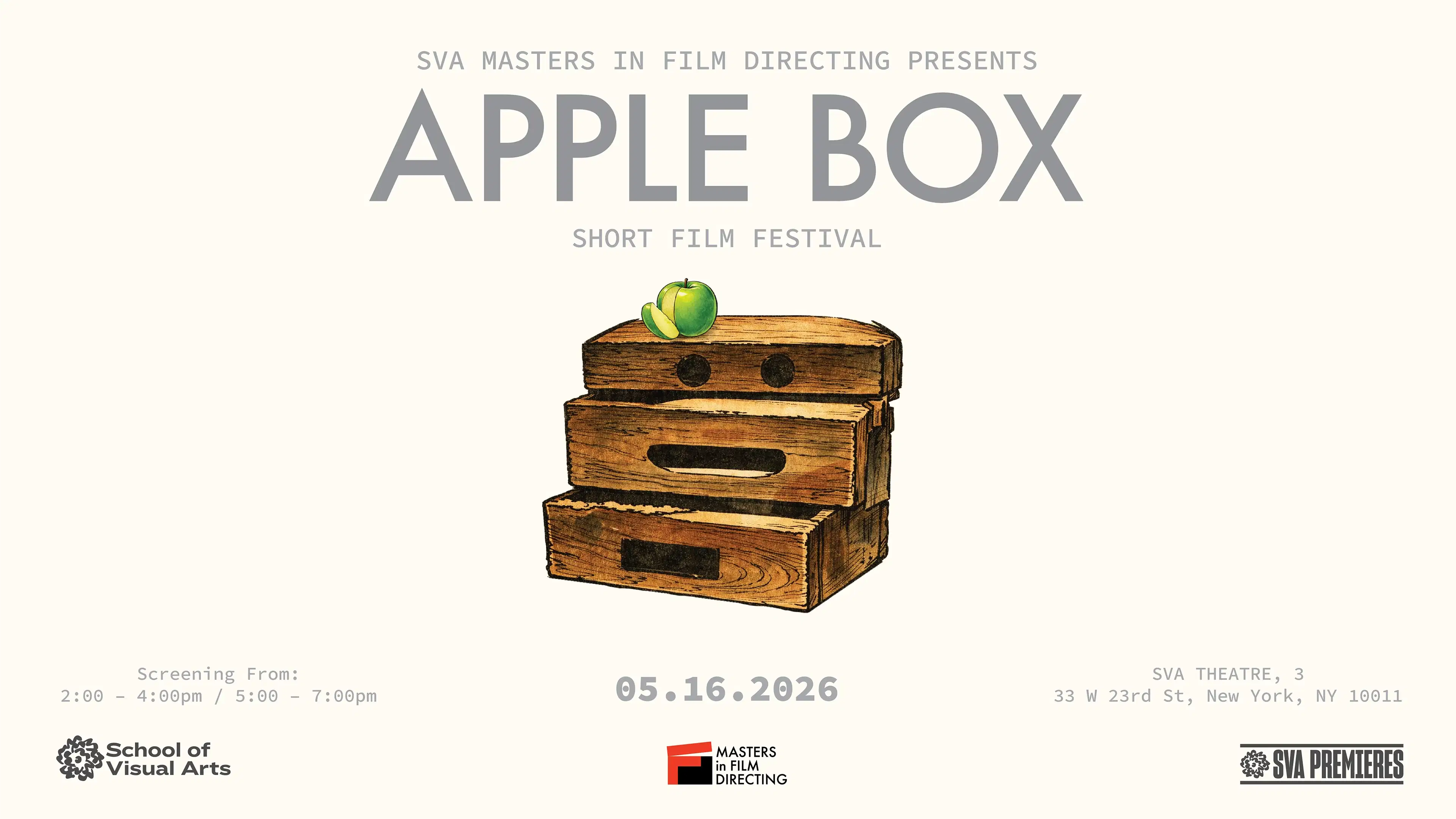 Apple Box Short Film Festival Poster