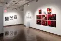installation shot of artists in the third gallery