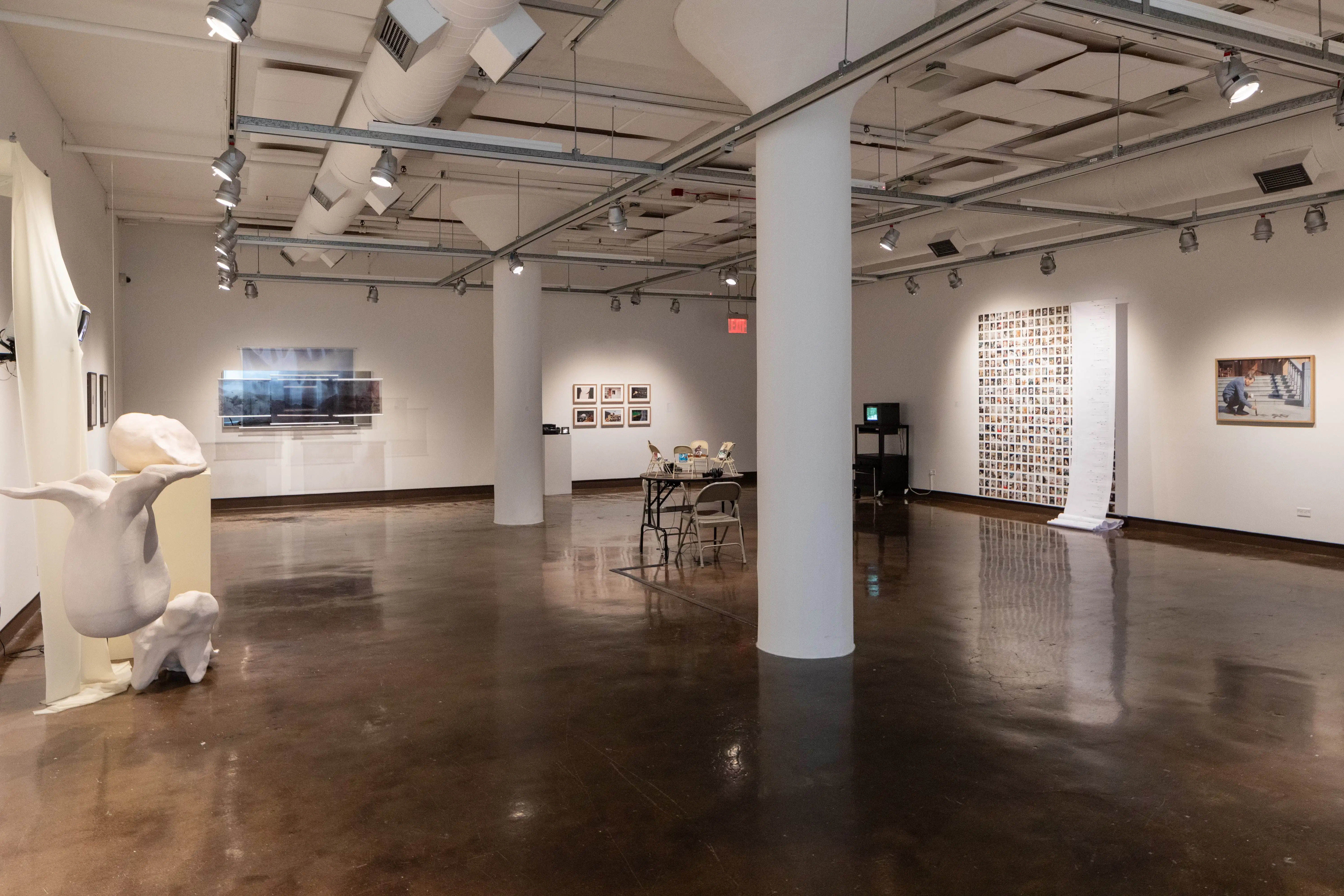 installation photo of Mentors show at SVA çhelsea gallery