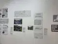 Project on wall at gallery
