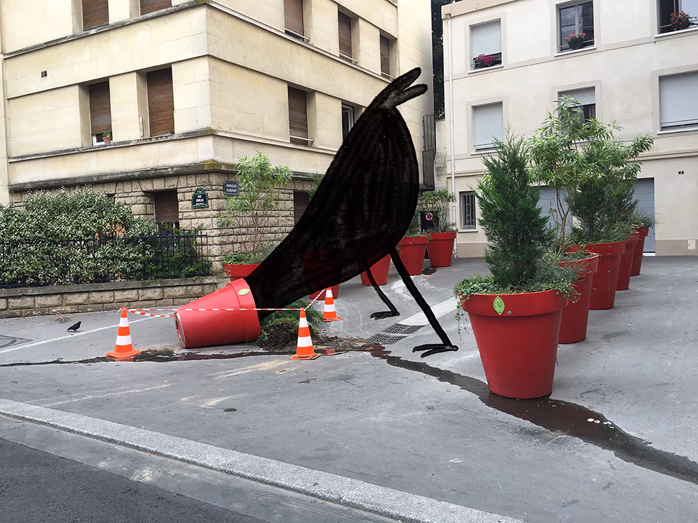 Image of bird sculpture.