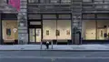 Multiple views of SVA Flatiron Gallery and Windows with installation, photographs, and textile throughout the gallery. 