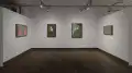 Multiple views of SVA Chelsea Gallery with framed and unframed photographs, video, and installation with projectors. 