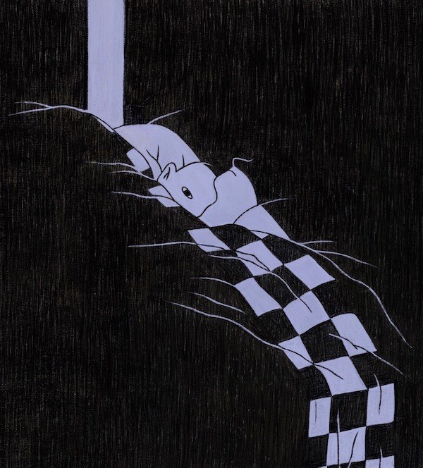 An illustration of two people sleeping in a bed.