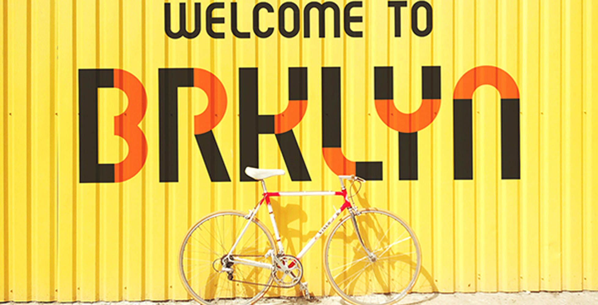 Sign advertising welcome