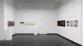 Rendering of an exhibition space with photographs on the walls