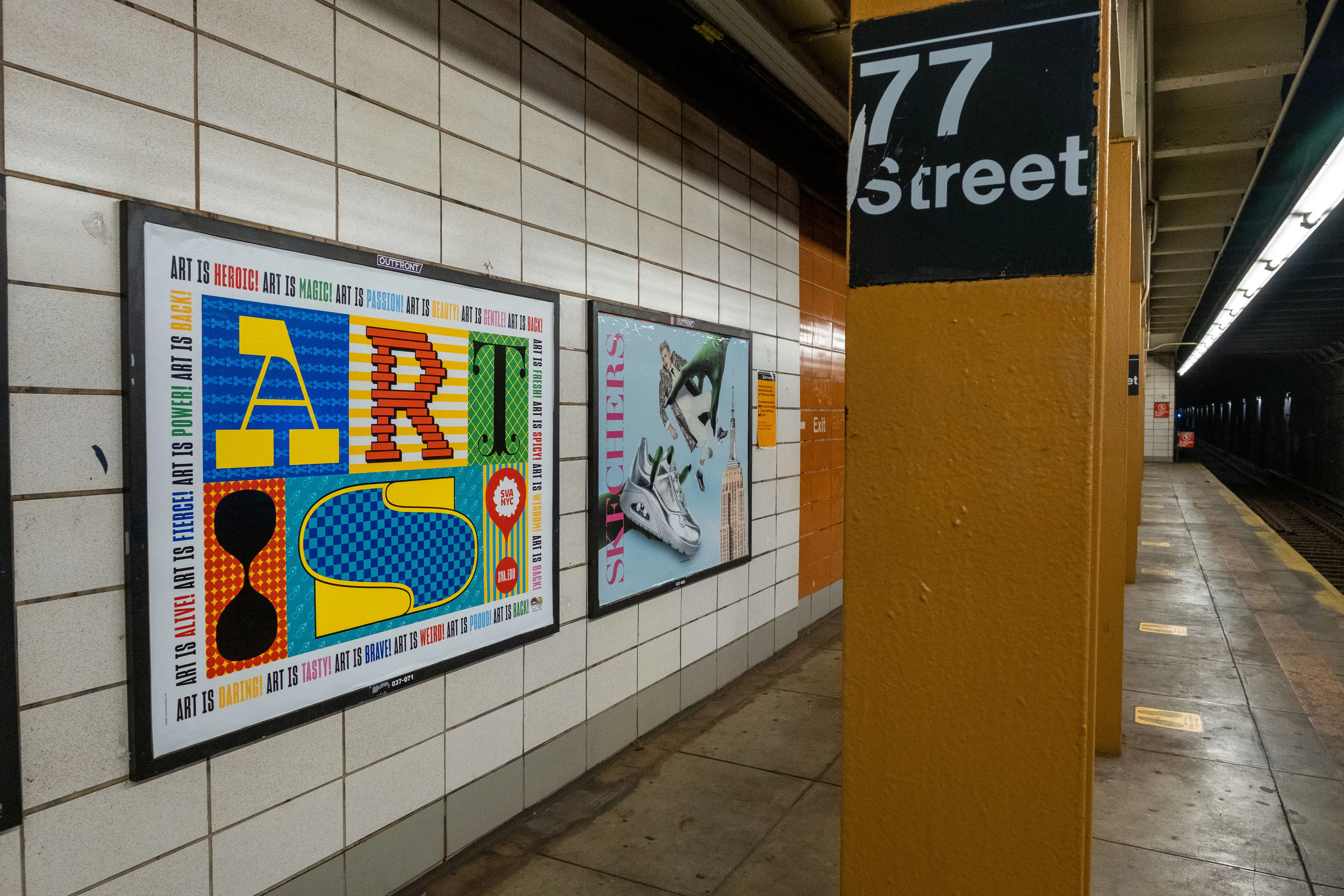 Art Is ': Gail Anderson and Zipeng Zhu on Their New SVA Subway