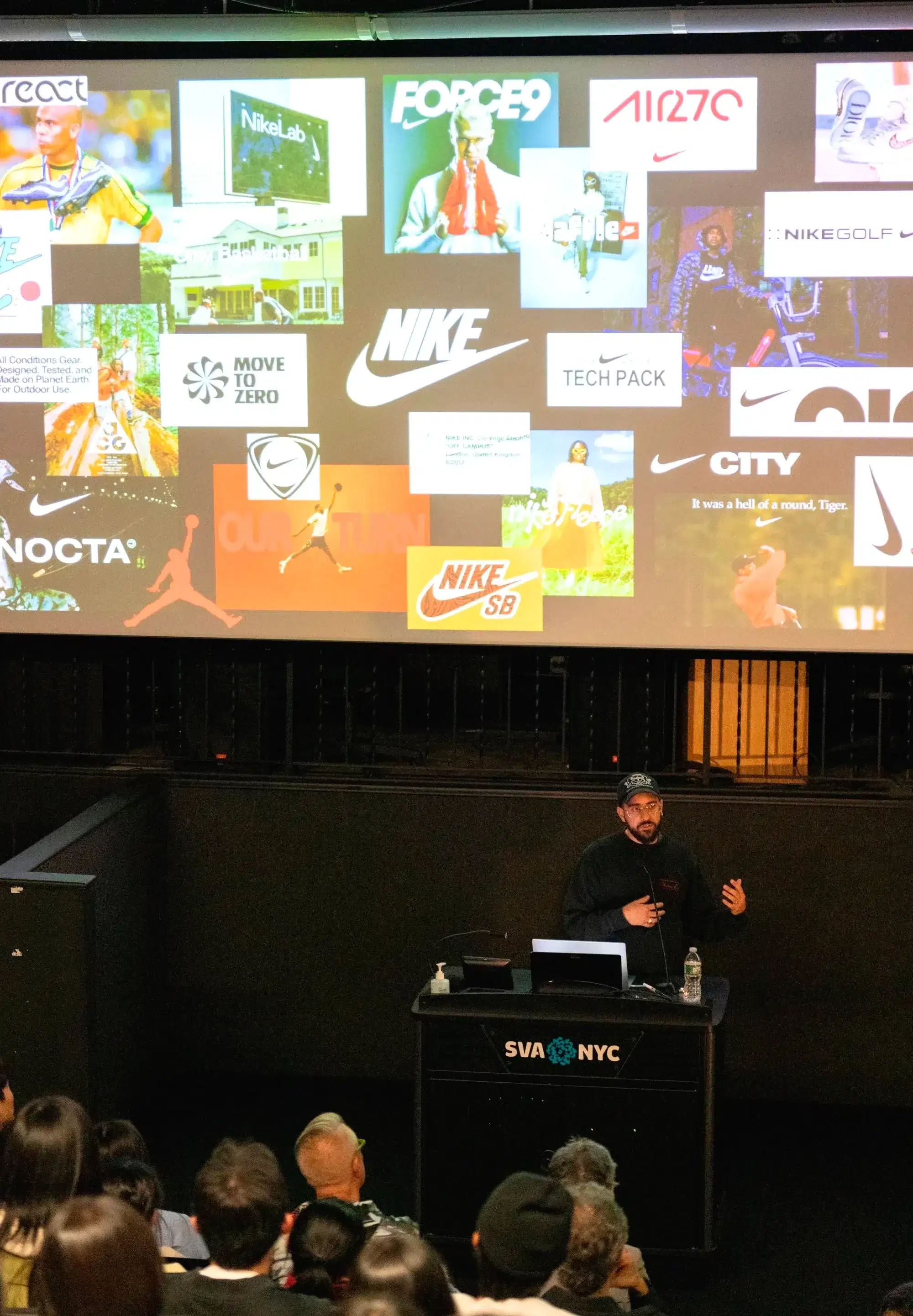 PORTO ROCHA co-founder and BFA Design alumnus Leo Porto discusses previous work for NIKE Run during his Evening With event.