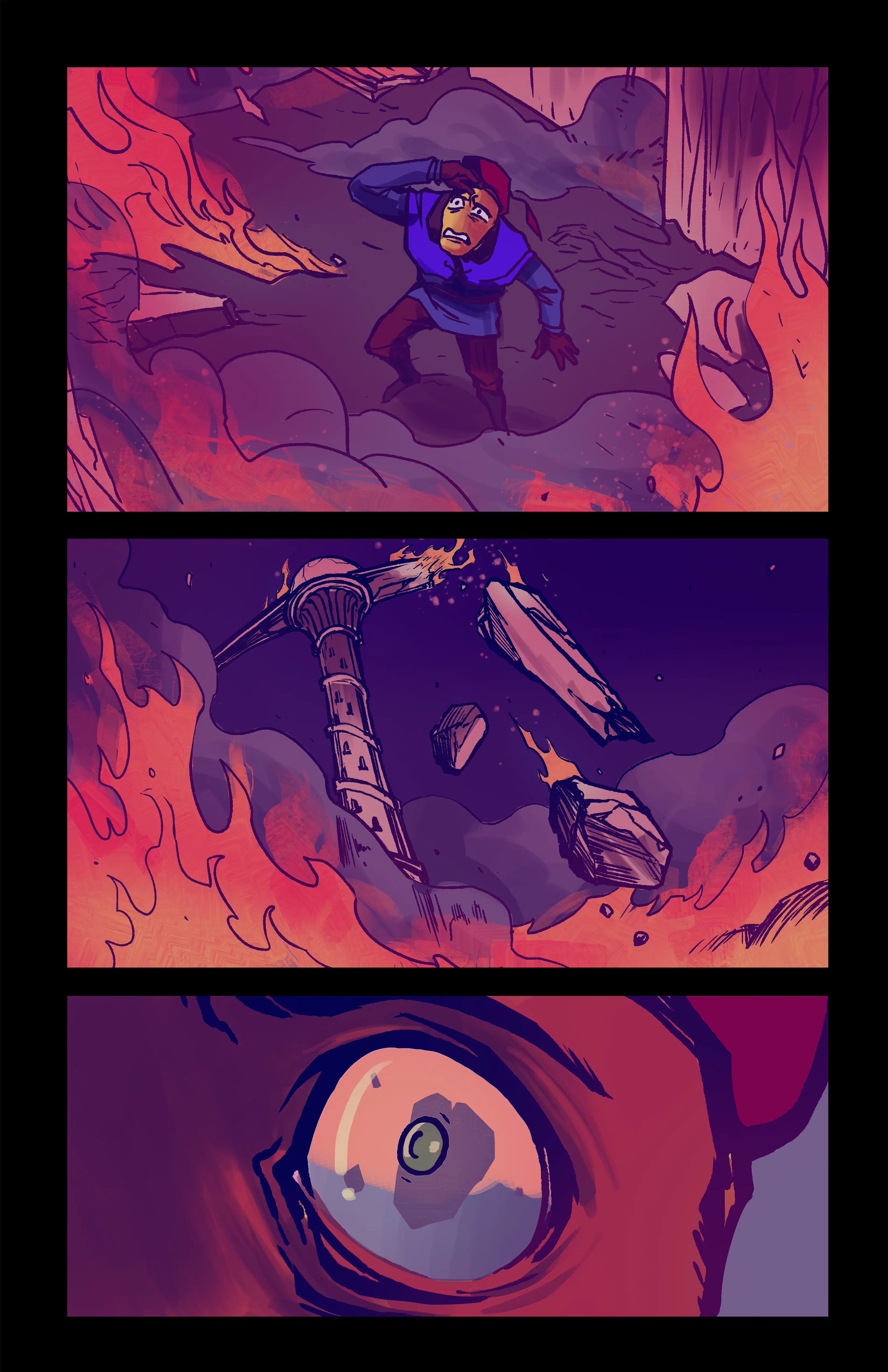 sequence from Porad Gasan Zade's graphic novel Hatland Oddities.