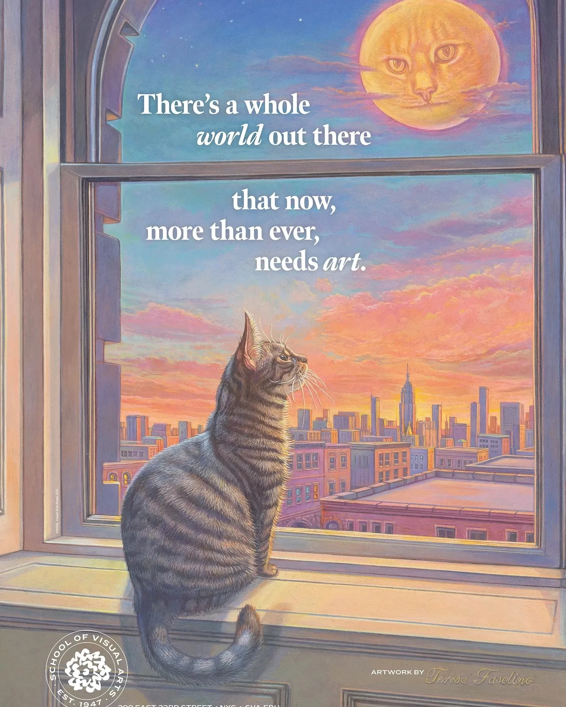 Teresa Fasolino's Summer 2025 SVA Poster: An Ode to New York and