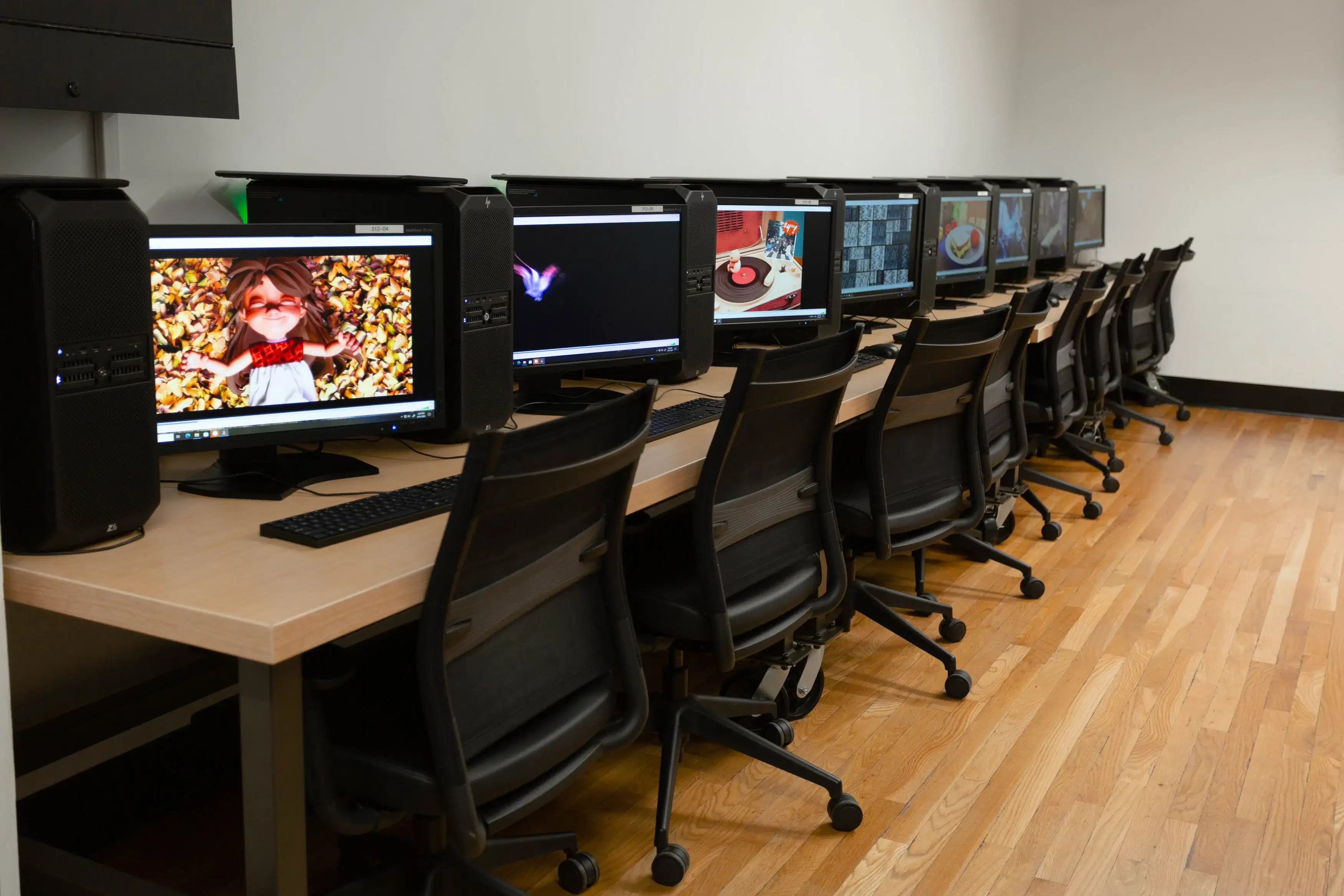 computers on desk