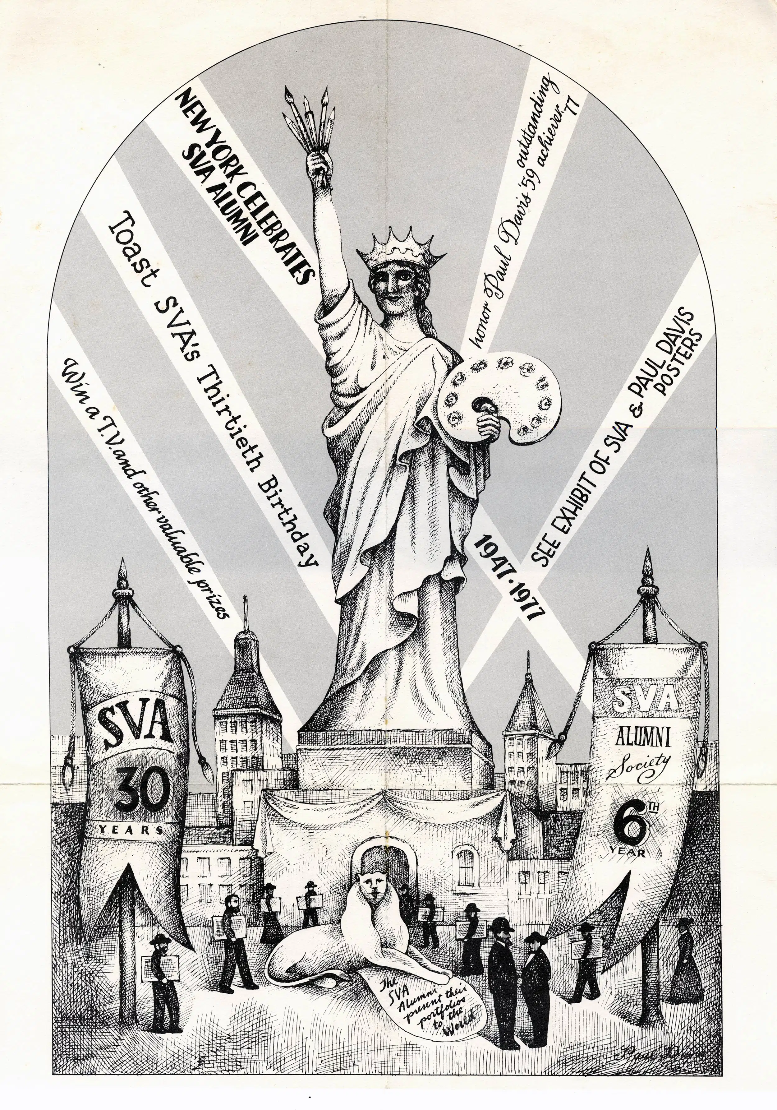 Paul Davis' Illustrious History at the School of Visual Arts