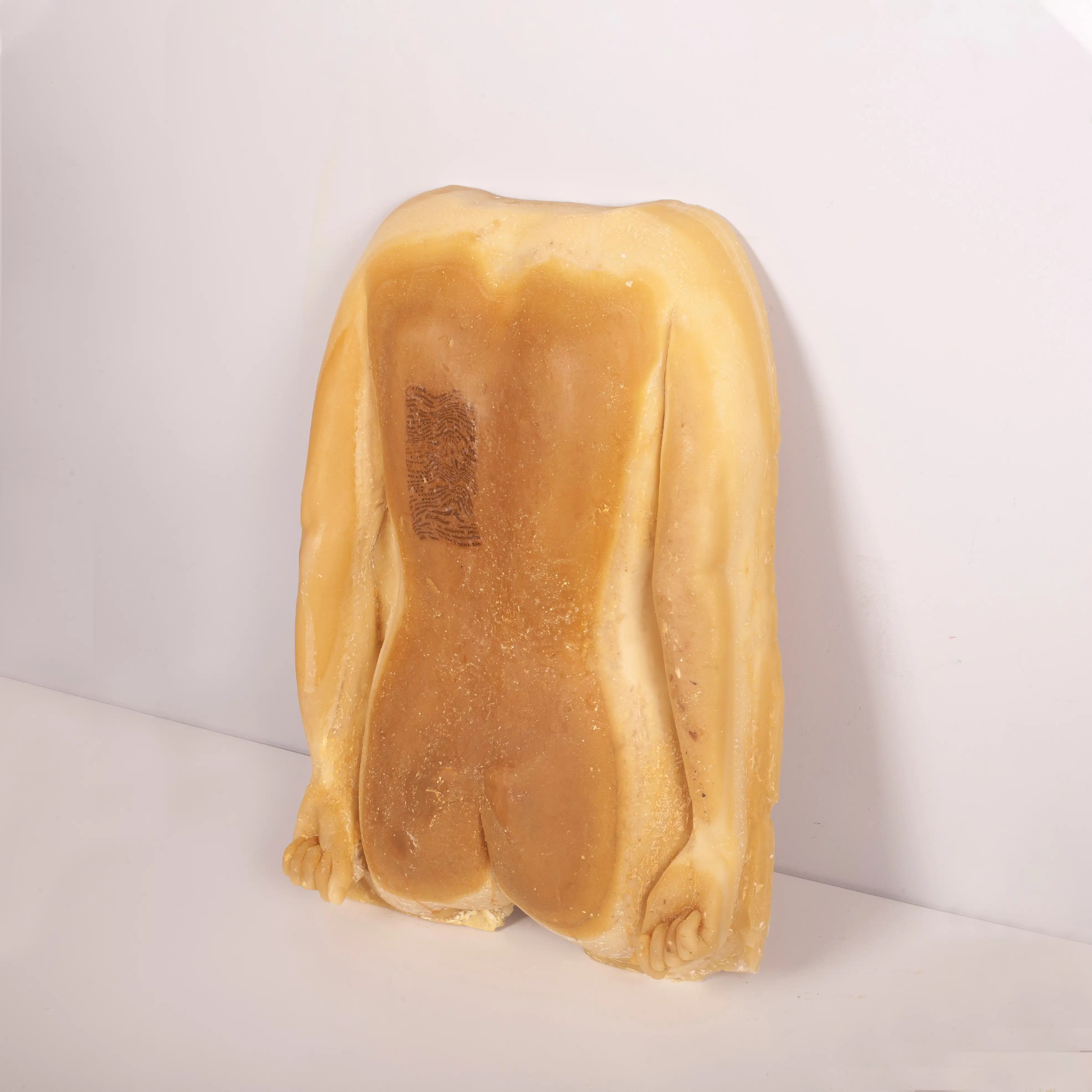 A sculpture of a torso.