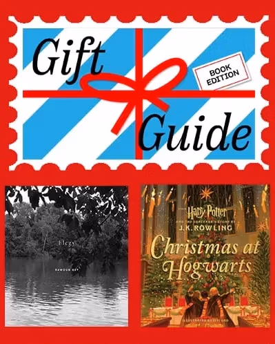 Collage of book covers and the words "Gift Guide Book Edition"