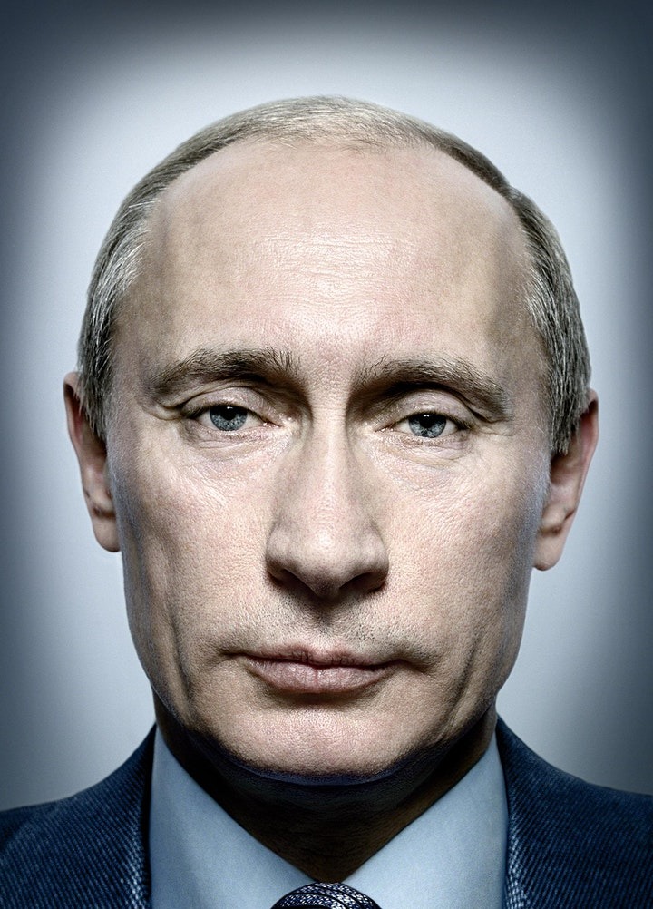 portrait of Vladimir Putin