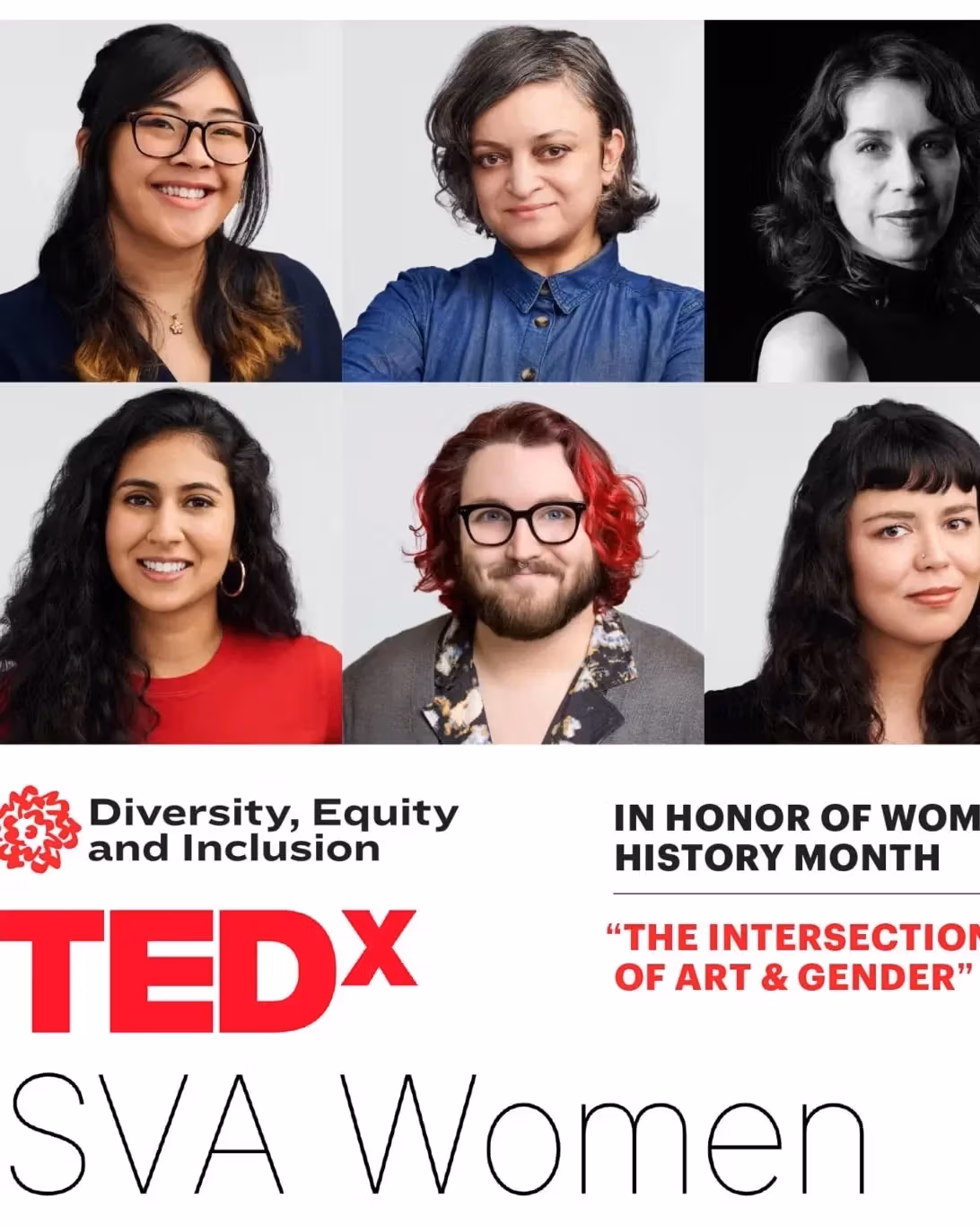 Composite of six headshots representing the event’s speakers.