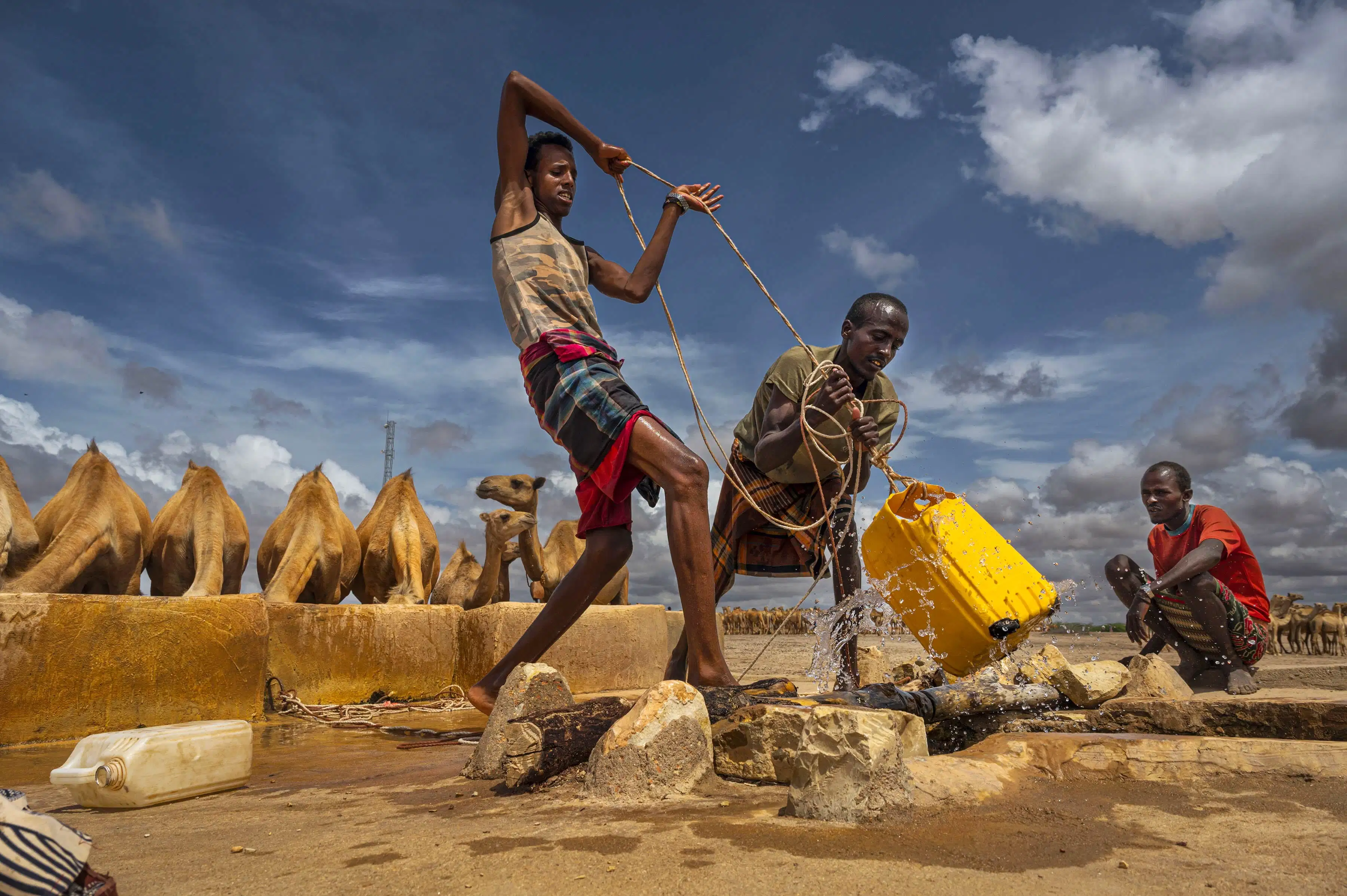 Lynsey Addario photographs Ethiopian Men